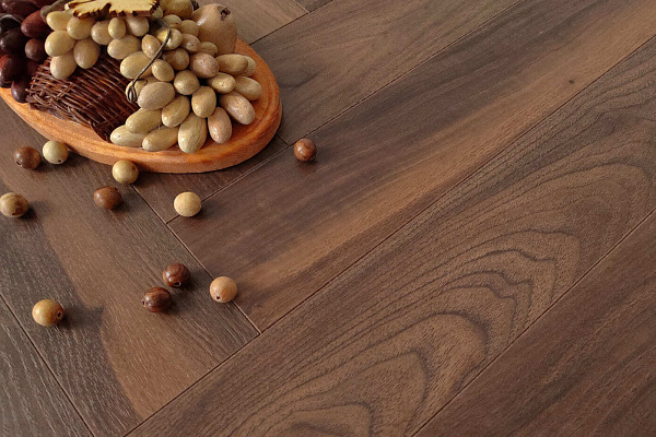 Ламинат FloorFort Walnut Tree Орех Стенфорд Ёлочка